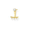 Yellow Gold Zirconia Single Ear Jacket H2153 - 414 - 14Thomas Sabo Charm Club CharmingH2153 - 414 - 14