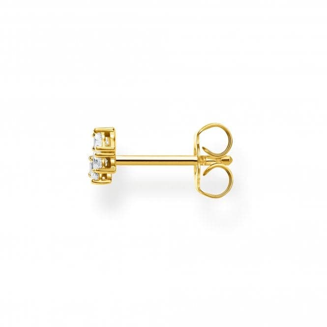 Yellow Gold Zirconia Single Ear Stud Climber H2132 - 414 - 14Thomas Sabo Charm Club CharmingH2132 - 414 - 14