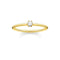 Yellow Gold Zirconia Solitaire Stacking Ring TR2312 - 414 - 14Thomas Sabo Charm Club CharmingTR2312 - 414 - 14 - 48