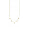 Yellow Gold Zirconia Star & Moon Necklace 45cm KE2074 - 414 - 14 - L45vThomas Sabo Charm Club CharmingKE2074 - 414 - 14 - L45v