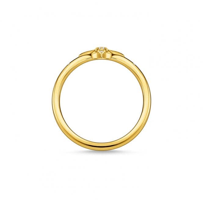 Yellow Gold Zirconia Star Ring TR2317 - 414 - 14Thomas Sabo Charm Club CharmingTR2317 - 414 - 14 - 48