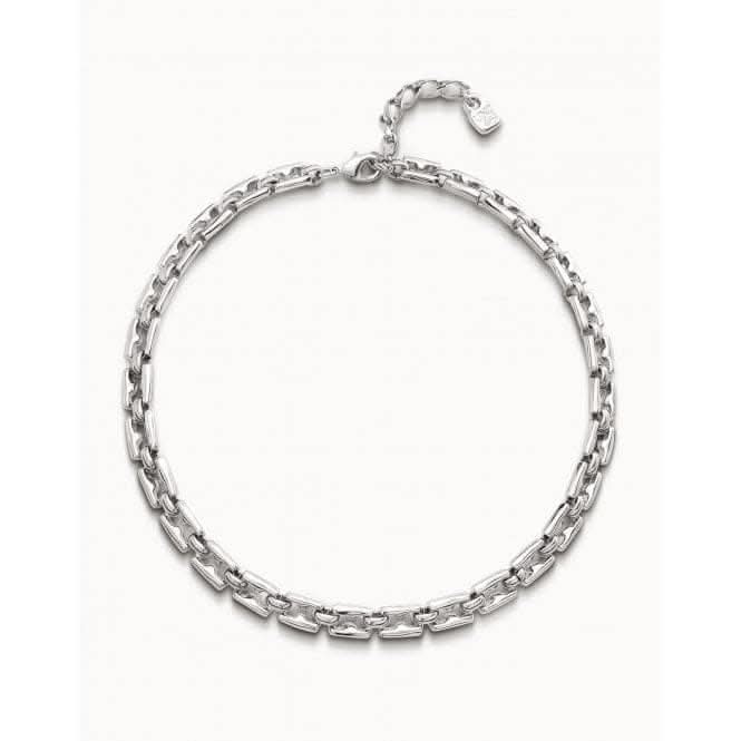 Yes Sir Silver Metal NecklaceUNOde50COL1734MTL0000U