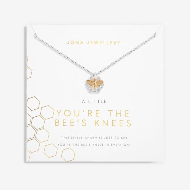 You're The Bees Knees Silver And Gold 46cm + 5cm Necklace 6106Joma Jewellery6106