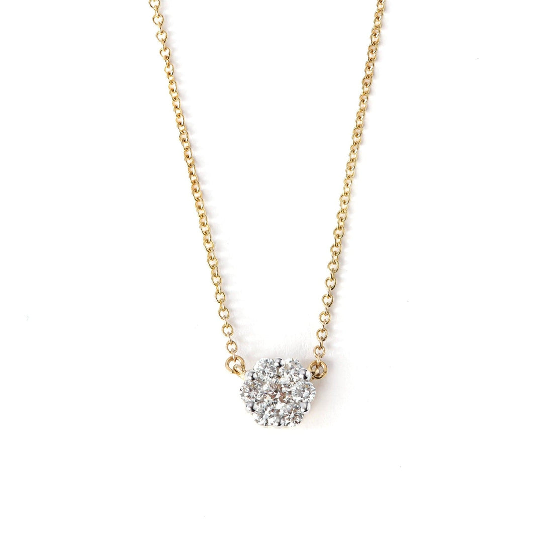 Yvette | 9ct Yellow Gold 0.25ct tw Lab Grown Diamond NecklaceCreated BrillianceBA0071458