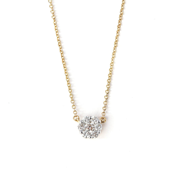 Yvette | 9ct Yellow Gold 0.25ct tw Lab Grown Diamond NecklaceCreated BrillianceBA0071458