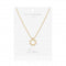 Zahra Gold Zirconia Hoop Necklace 46cm + 5cm Extender Necklace 4454Joma Jewellery4454