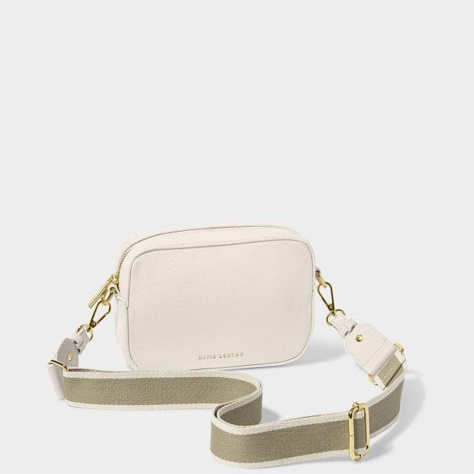 Zana Mini Canvas Strap Off White Crossbody Bag KLB3297Katie LoxtonKLB3297