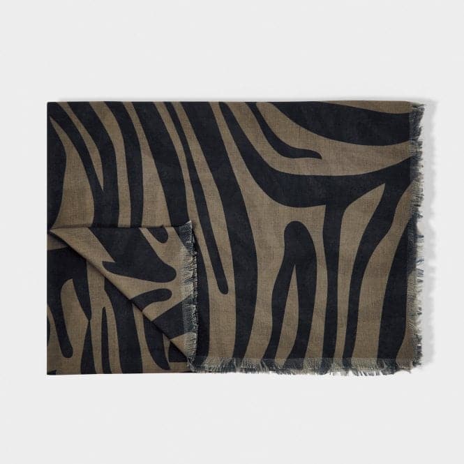 Zebra Printed Scarf KLS500Katie LoxtonKLS500