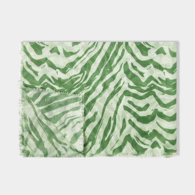 Zebra Scarf in Sage Green KLS473Katie LoxtonKLS473