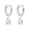 Zirconia Assembled Hoop Earrings E6249CBeginningsE6249C