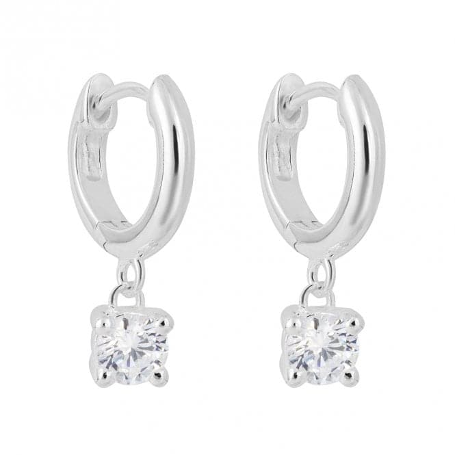 Zirconia Assembled Hoop Earrings E6249CBeginningsE6249C