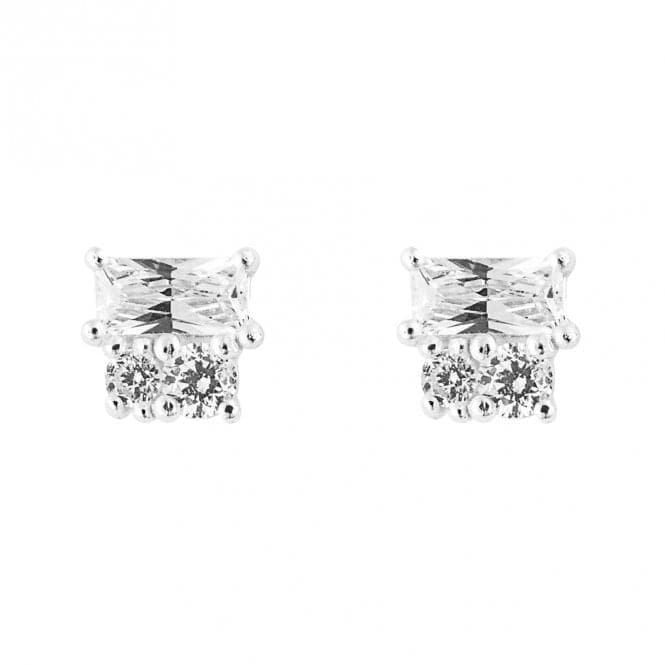 Zirconia Baguettte Stud Earrings E6278CBeginningsE6278C