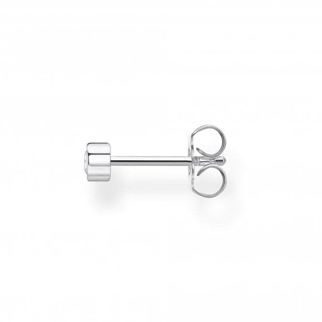 Zirconia Bezel Setting Single Ear Stud H2136 - 051 - 14Thomas Sabo Charm Club CharmingH2136 - 051 - 14