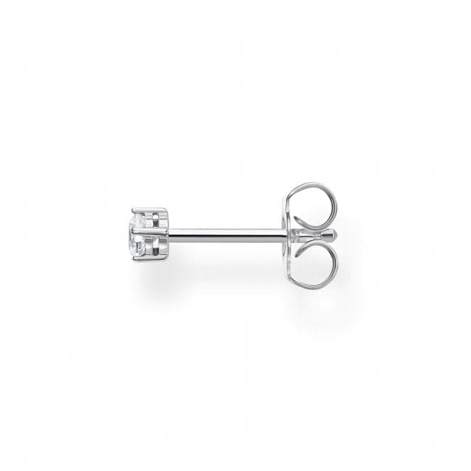 Zirconia Claw Setting Single Ear Stud H2135 - 051 - 14Thomas Sabo Charm Club CharmingH2135 - 051 - 14