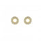 Zirconia Mini Open Circle Gold Plated Stud Earrings 3547GCZDew3547GCZ