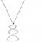 Zirconia Pebble Outline Drop Pendant P4840CBeginningsP4840C