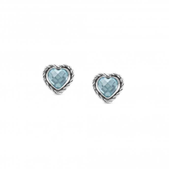 Zircons Rich Setting Light Blue Earrings 027802/006Nominations027802/006