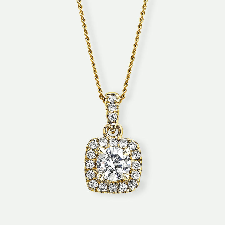 Zoey | 9ct Yellow Gold 0.33ct tw Lab Grown Diamond NecklaceCreated BrillianceBA0071460