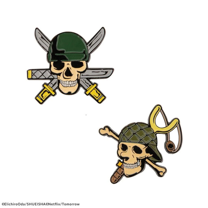 One Piece Pin Set Of 2 Zoro & Usopp CR3293
