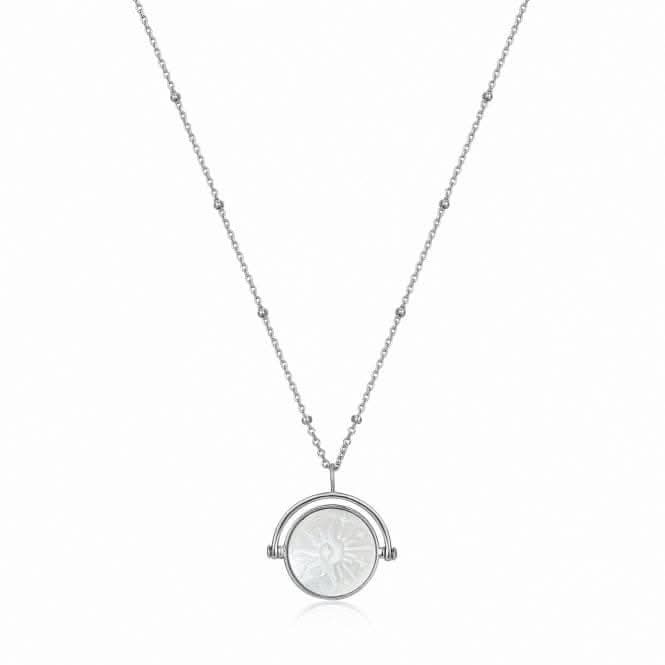 Sunbeam Emblem Silver Necklace N030-05H