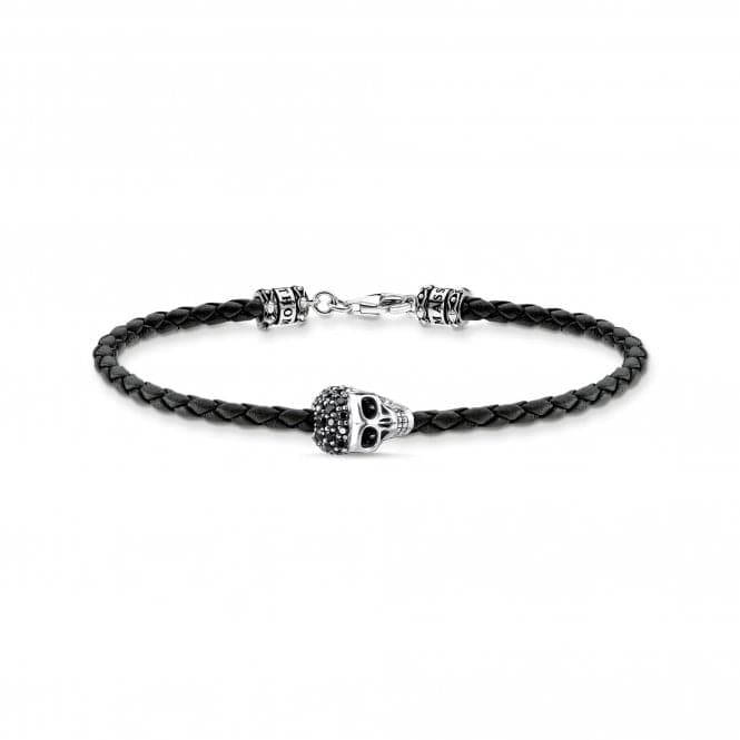 Rebel At Heart Black Skull Bracelet A2055-805-11