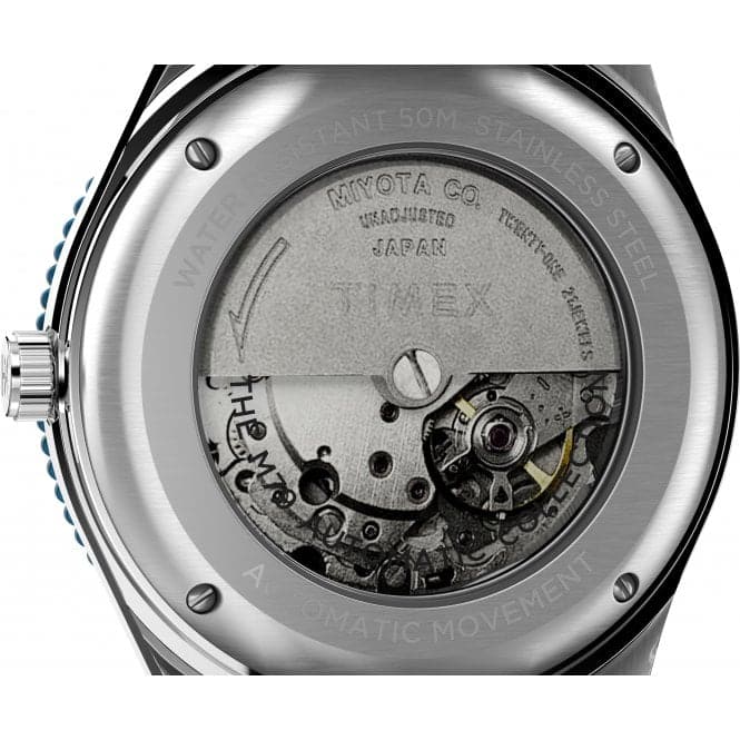 Timex Lab Edelstahl-Armbanduhr TW2V25100 in Schwarz
