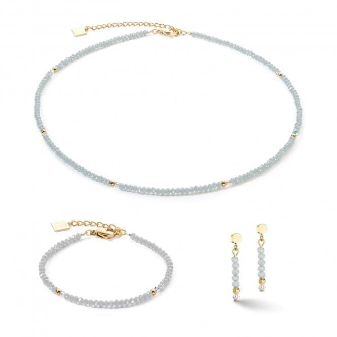 Little Twinkle Gold-Ice Blue Necklace 2033/10-0730